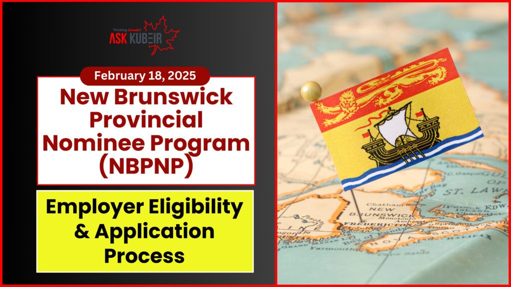 New Brunswick PNP guide explaining employer eligibility and application process for skilled workers.