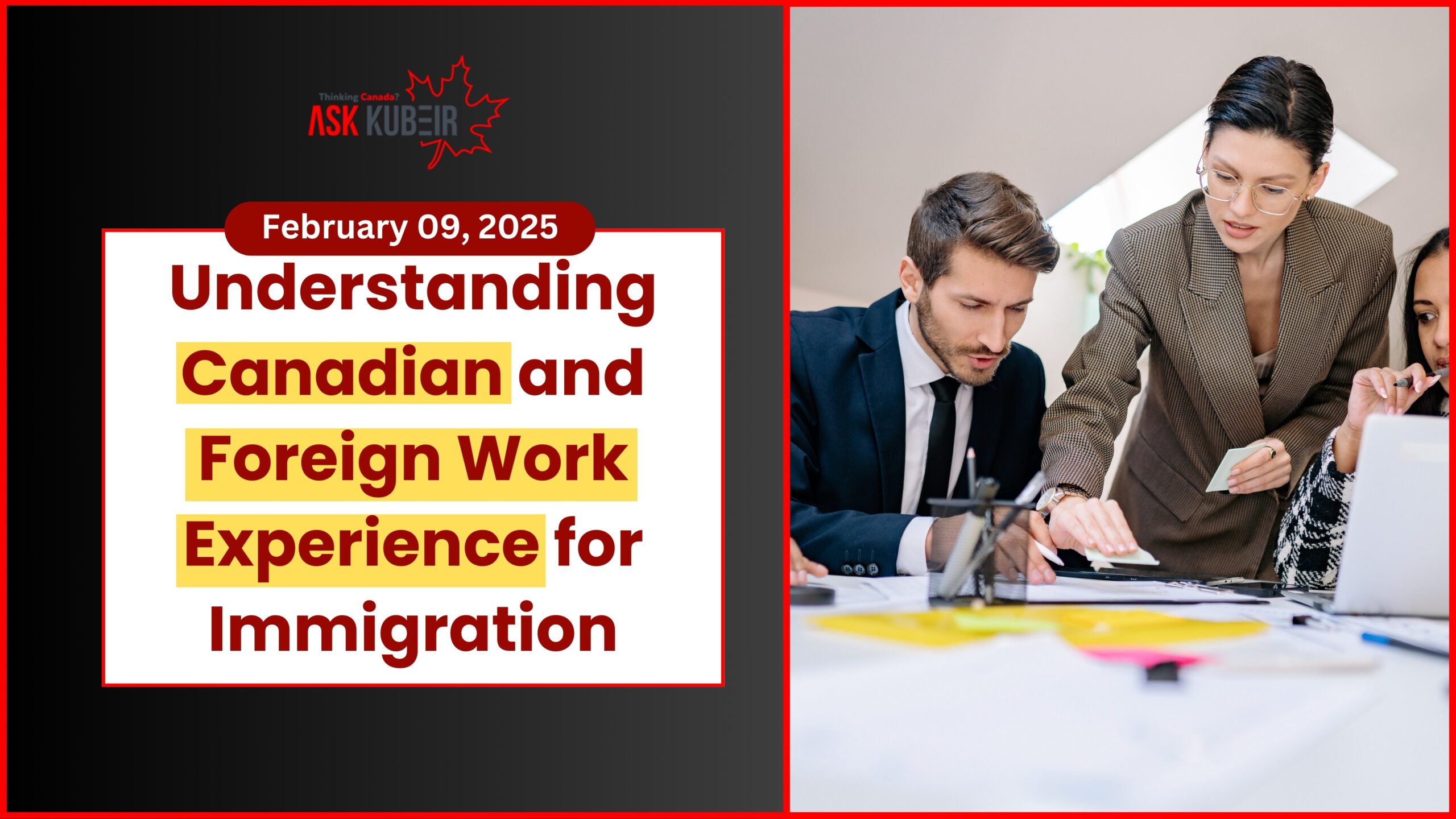 Person working in Canada, showcasing Canadian work experience for immigration eligibility.